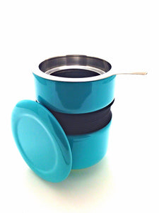 Unique Teacup with Infuser and Lid